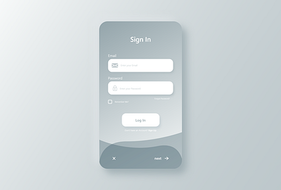 Sign In UI Design IOS App app apple design applewatch blue blueui design illustration ios app design mobileappdesign mobileapps signin signing signup uidaily uidesign uidesigner uipage uiux