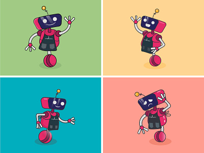 Vinnie 2 - Character Design character character design illustration robot robots