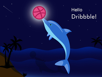 Hello dribbble dribbble welcome shot