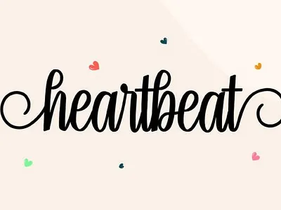 Heartbeat font classy