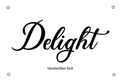 Delight font classy