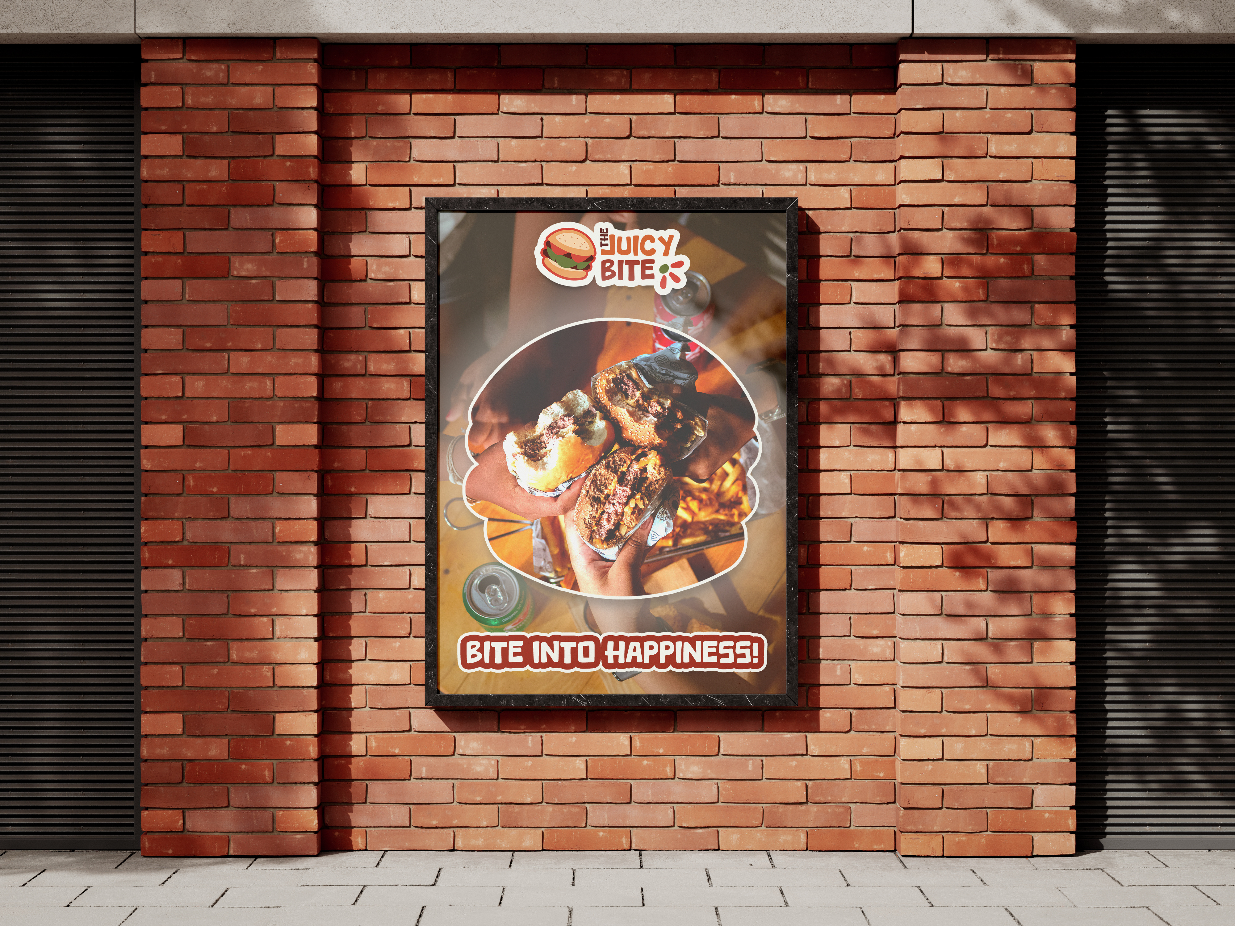 THE JUICY BITE - AD CAMPAIGN advertising design graphic design illustration logo typography vector visual designs