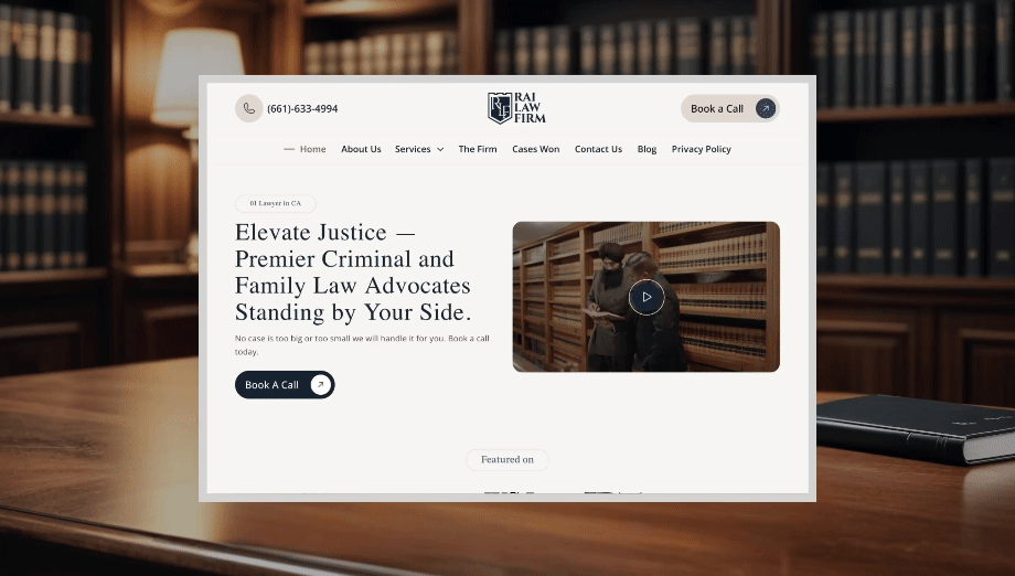 Law Firm Website Design and No-Code Development