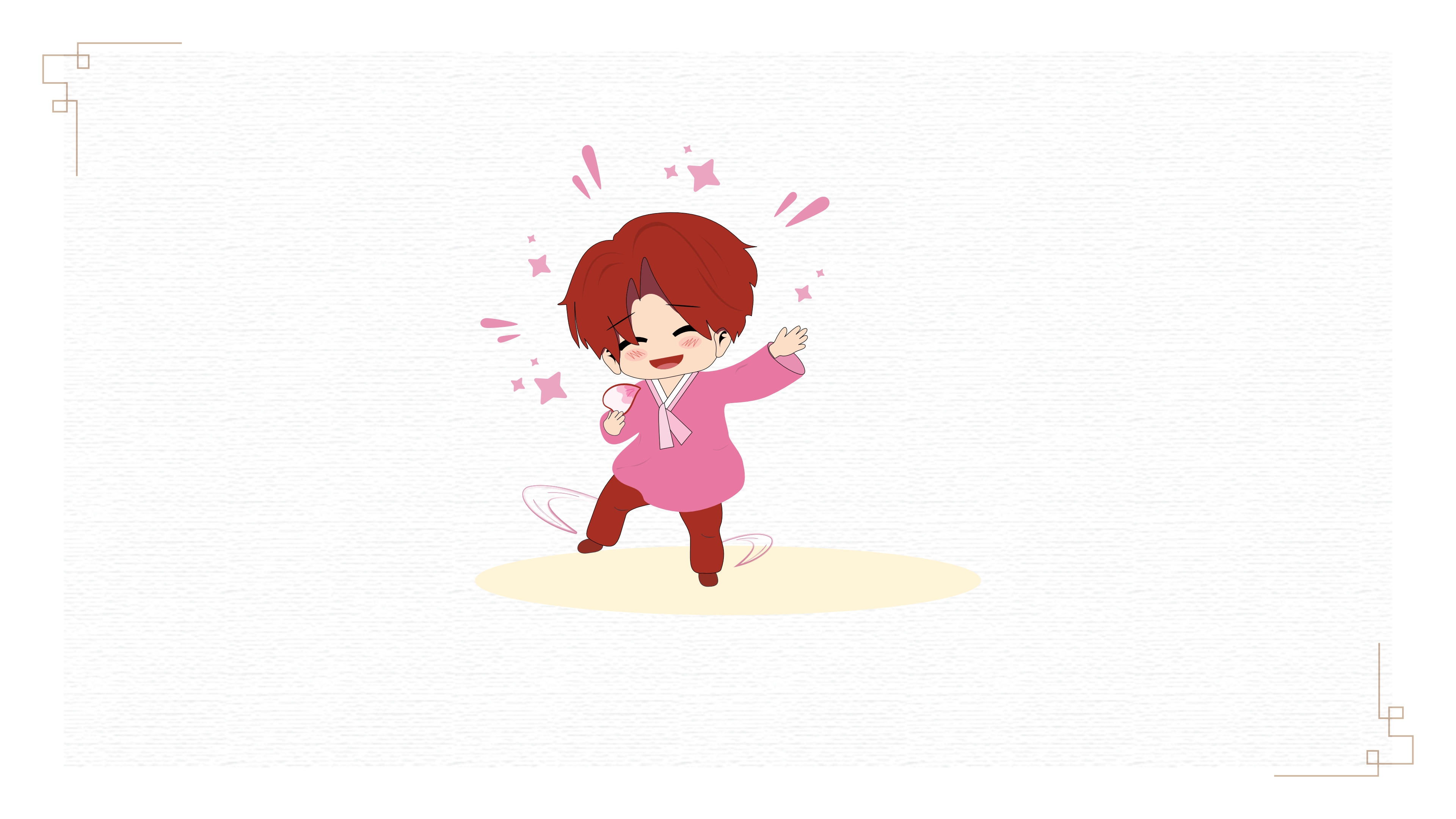 First Baby step short clip community cute dribbble korean traditional warm up