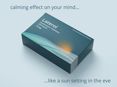 Laterol Medicine Package Design – loreatus branding graphic design insomnia medical medical design medicine package design packaging pills product design sleep