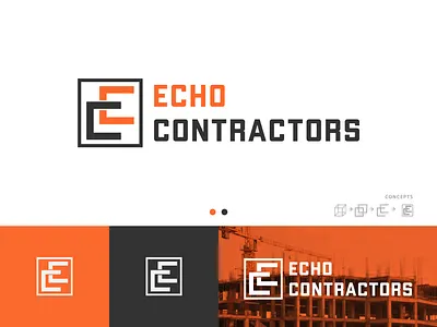 Logo Design-Echo Constructors builder builder logo building logo busniess construction construction company construction logo constructor design lettermark letters logo logo design branding logo mark logodesign real estate logo realestate