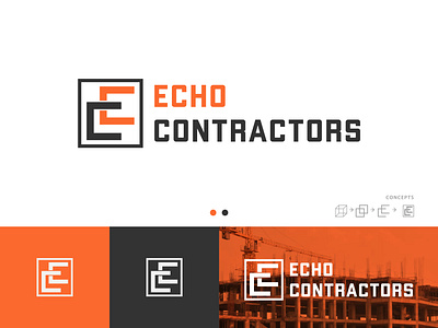 Logo Design-Echo Constructors builder builder logo building logo busniess construction construction company construction logo constructor design lettermark letters logo logo design branding logo mark logodesign real estate logo realestate