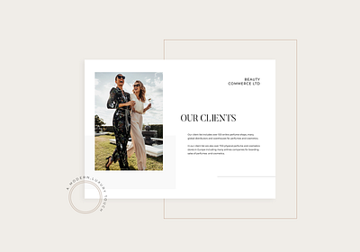 Clean and Modern, Luxury Brand Presentation branding clean design elegant graphicdesign luxury luxury branding luxury design modern presentation presentation design