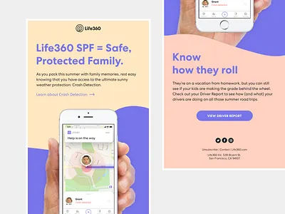 Email Campaign – Summer Roadtrips brand design email campaign email design email marketing marketing email