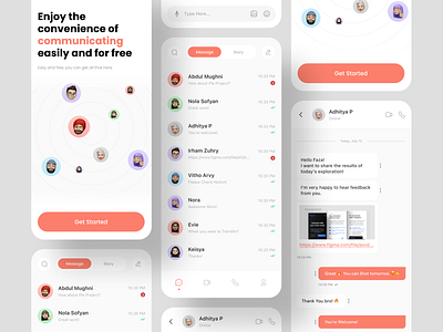 Chatty - Chat Mobile App by Faza Dzikrulloh for Hatypo Studio on Dribbble