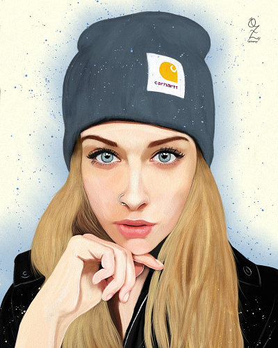 Emily Erickson Oz Galeano art arte dibujo digitalart drawing fanart mexico ozgaleano portrait retrato