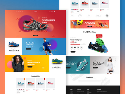 E-commerce Website design ui ux website website concept