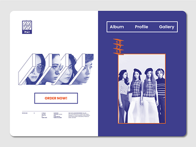 Daily UI #3 - Landing Page dailyui dailyui003 f(x) kpop kpopdesign landing page uidesign ux