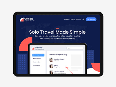 Travel Landing Page landing page