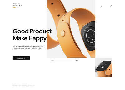 Product Homepage Design clean design homepage homepage design layout minimalist mockup page layout product product design product layout website design