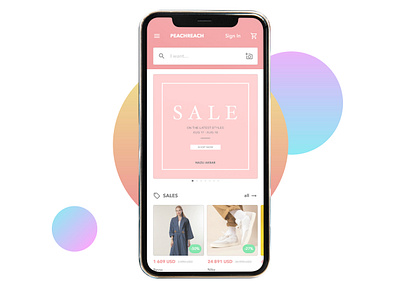 ReachPeach adobe adobe photoshop adobe xd delivery design dribbble ecommerce georgia mobile mockup online order product design responsive design sale shopping tbilisi ui ux web design