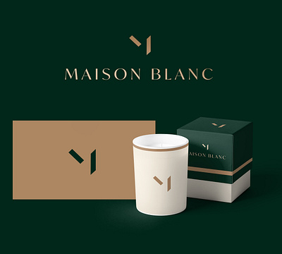 Maison Blanc Identity brand brand identity branding colors design identity identity branding logo design luxury brand luxury design luxury logo minimalist minimalist design minimalist logo package design packaging