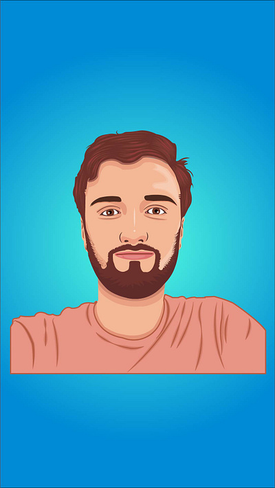 Vector portrait design illustration vector