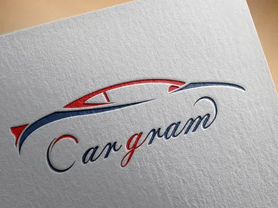Car magazine logo design illustration logo
