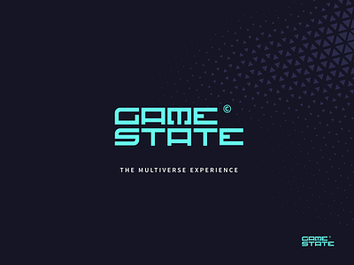 GameState Logo Rebranding blockchain brand branding cryptocurrency futur game gaming logo metaverse nft