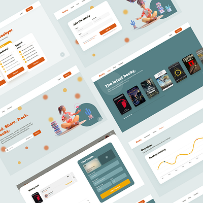 Booky. Website | UI Design adobe xd adobexdchallenge book dailyui design designinspiration inspiration ui ui design userinterface webdesign