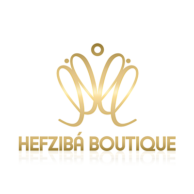 HEFZIBÁ BOUTIQUE LOGO graphic design logo