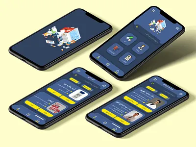 Doctor finder app design ui