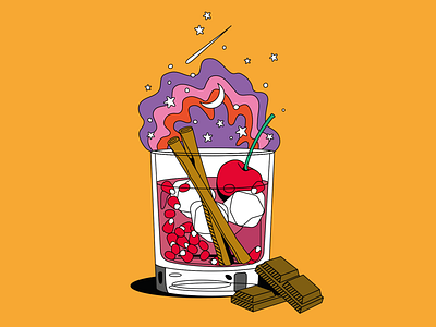 Beefeater Gin - London Spirit, drink illustrations beefeater gin drinks editorial illustration editorialart editorialillustration food illustration food illustrator freelanceillustrator gin illustration