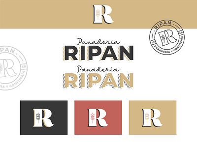 Ripan Bakery Branding branding design graphicdesign icon logo typo typography vector