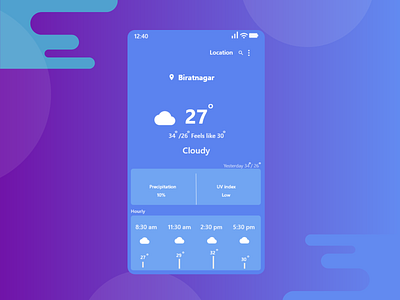 Weather ui design app dashboard ui design ui ux weather weather app weather forecast