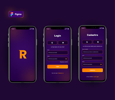 Sign In / Sign Up figma login page mobile app mobile app design mobile ui runners sign in sign up ui design