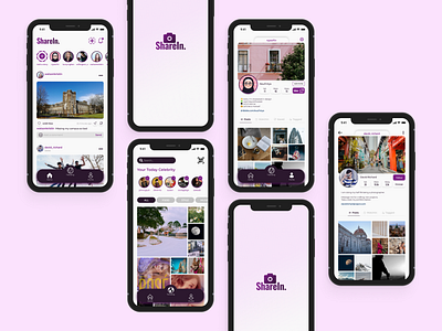 ShareIn Social Media App app design design app mobile mobile app mobile design social app social media social media design socialmedia ui ui design ui designer uidesign uiux uiux design uiuxdesign ux ux design uxdesign