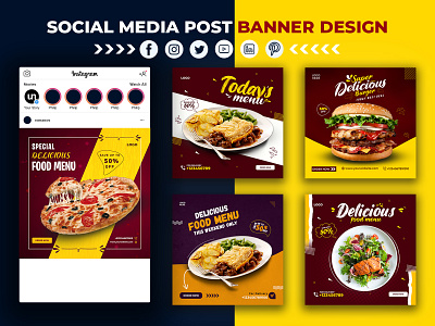 Social Media Post Banner Design banner design. facebook banner facebook cover facebook post. facebook post. instagram post. instagram post. linkedin post. linkedin post. pinterest post. pinterest post. twitter post web banner website banner