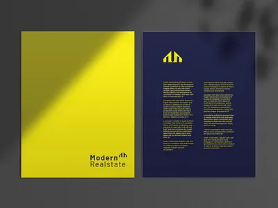 Modern Realstate Business Documentation brand identity branding modern real estate