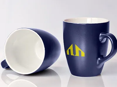 Modern Realstate Ceramic Cups Design brand identity branding cup design logotype