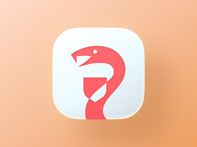 Battle Snake icon! app big sur brand brand identity branding geometric icon illustration ios logo logo design logodesign mark negative space safe safety security shield snake symbol