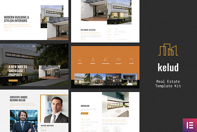 Real Estate Template Kit design elementor real estate real estate agency realestate template ui ux website