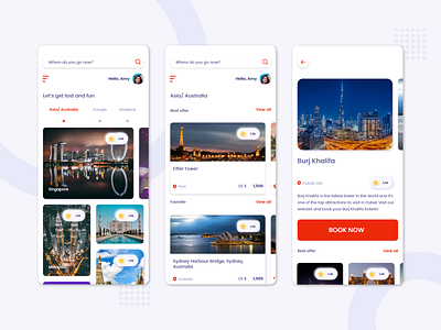 Travel Mobile App Design adobe xd animation branding design dribbble mobile app mobile app design travel app travel app ui travel apps uidesign uipixi