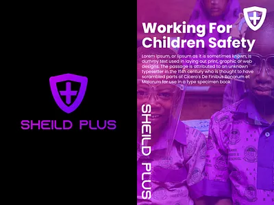 Shield plus creative elegant flat logo maker logodesign minimalist logo shield shield plus unique