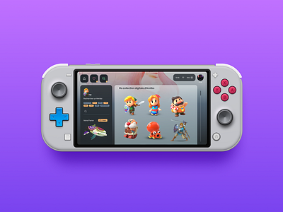 Switch - Amiibo Gallery 🎮 nintendo os redesign switch ui uidesign uxui