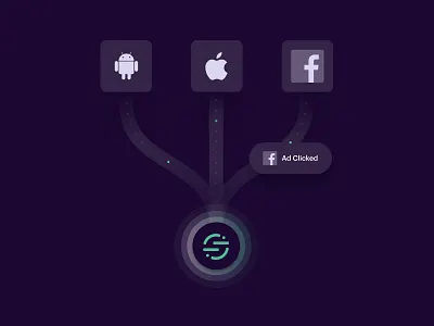 Segment - Industry Mobile analytics android customer data platform data diagram event facebook hero illustration ios octopus pulse segment
