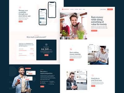 Companiiions - Feature Page agency branding design marketing ui ux web