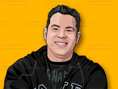 Vector portrait avatar caricature cartoon cartoon portrait character digital painting illustration mascot logo vector vector portrait