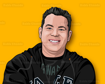 Vector portrait avatar caricature cartoon cartoon portrait character digital painting illustration mascot logo vector vector portrait