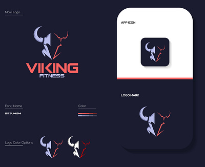 Viking branding design fitnesslogo flat logo logo design logodesign logodesigner minimal minimalistlogo vector viking viking logo