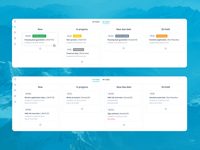 Kredex back-office portal app design case dashboad dashboard app dashboard design due date finance app fintech kanban kanban board management app task task list task management task manager tasks trello ui design web web app