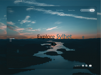 Homepage Design (Sylhet) design explore landing page landing page concept landing page ui landing pages sylhet ui ux webdesign website website design