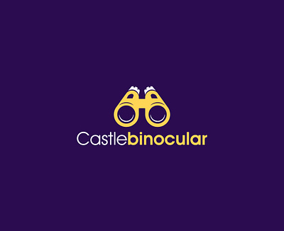 CastleBinocular art direction binocularlogo binoculars castle castle logo colors design designer logo logodesign logodesigner logodesigns