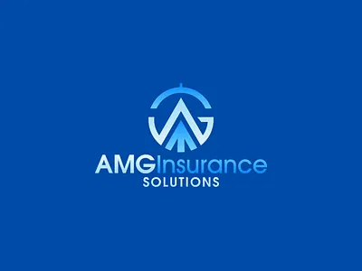 AMG blue bluecolor branding design flat icon insurance insurance company insurancelogo logo logo design logodesigner minimal minimalistlogo vector
