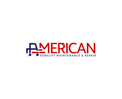 American Forklift americanlogo art direction branding flat forkliftlogo icon logo logodesign logodesignchallenge logodesigner logos maintenancelogo minimal minimalistlogo repairlogo trendinglogo vector